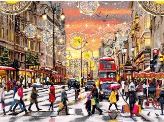 GIBSONS Puzzle Sváteční shon 1000 dílků