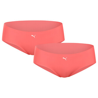2PACK dámské kalhotky Puma bezešvé červené (100001012 022) L