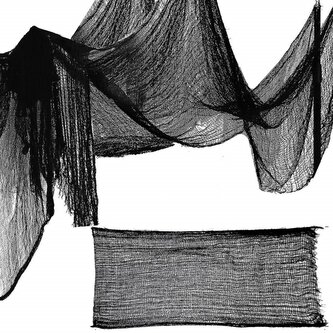 Pavučina 2x1,9m SPRINGOS HALLOWEEN černá