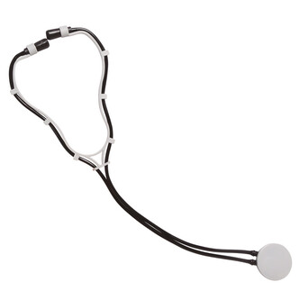 Černý stetoskop atrapa