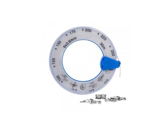 Hadicová spona-nekonečný pás W2 30mx9mm v boxu s posuvníkem, 50ks zámků BRADAS