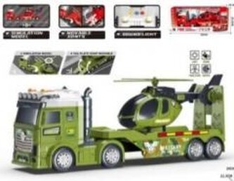 Laweta + helikopter Militarny 55x12x20cm Laweta + helikopter Militarny 55x12x20cm