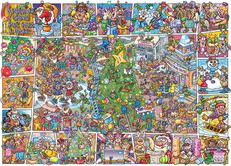 GIBSONS Puzzle Jokesaws: Crackers for Christmas 1000 dílků