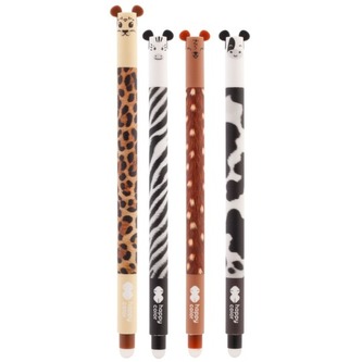 Długopis wymazywalny Uszaki Furry Safari  0.5mm niebieski