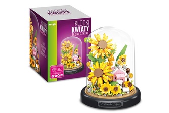 Klocki pod kopułką słoneczniki 557el 143281