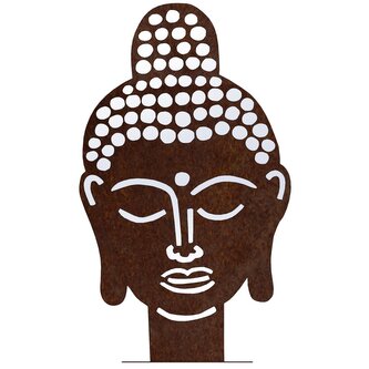 Zahradní dekorace Buddha 50 x 30 cm, corten CORGARDEN 1061 Zahradní dekorace Buddha 50 x 30 cm, corten CORGARDEN 1061