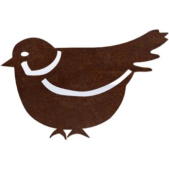 Zahradní dekorace vrabec 1, 15 x 10 cm, corten CORGARDEN 1057 Zahradní dekorace vrabec 1, 15 x 10 cm, corten CORGARDEN 1057