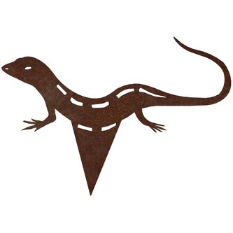 Zahradní dekorace ještěrka 23 x 15 cm, corten CORGARDEN 1046 Zahradní dekorace ještěrka 23 x 15 cm, corten CORGARDEN 1046