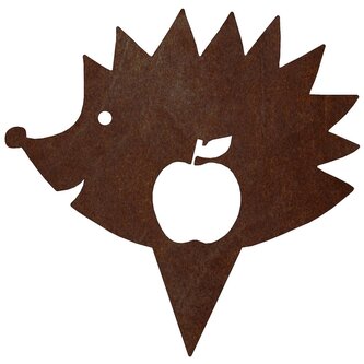 Zahradní dekorace ježek 20 x 20 cm, corten CORGARDEN 1043 Zahradní dekorace ježek 20 x 20 cm, corten CORGARDEN 1043