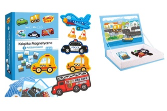 Książka magnetyczna puzzle pojazdy SP85300 53006