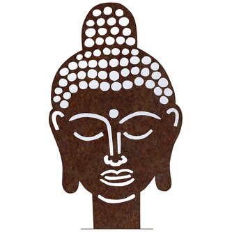 Zahradní dekorace Buddha 70 x 42 cm, corten CORGARDEN 1062 Zahradní dekorace Buddha 70 x 42 cm, corten CORGARDEN 1062