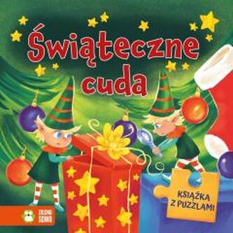 Świąteczne cuda. Książka z puzzlami Świąteczne cuda. Książka z puzzlami