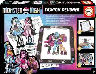 EDUCA Kreativní sada se svítící podložkou Monster High