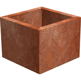 Cube Zahradní květináč 40 x 40 x 30 cm, corten CORGARDEN 1002 Cube Zahradní květináč 40 x 40 x 30 cm, corten CORGARDEN 1002
