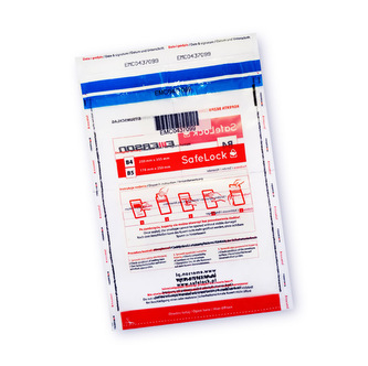 Koperta bezpieczna B4 przezroczysta, opakowanie 100 sztuk