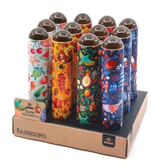 Svoora - kaleidoskop s křišťálovou koulí ROČNÍ OBDOBÍ - výstavní stojan 12ks