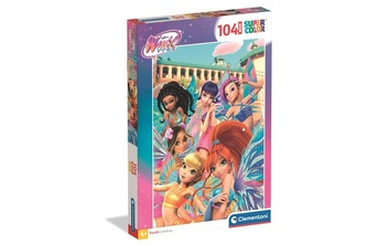 CLE puzzle 104 maxi SuperKolor Winx 23004