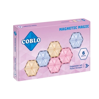 COBLO - Rozšiřující sada 6 dílů - šestiuhelníky - Pastel