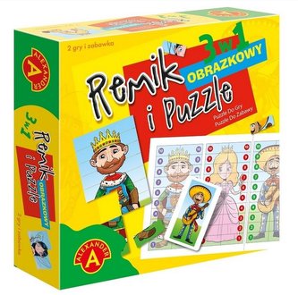 Remik obrazowy i puzzle ALEX