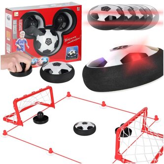 Levitační fotbalový hoverball s brankami – stolní air hockey set