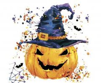 Serwetki pap. Creepy Pumpkin with Splashes 33x33cm