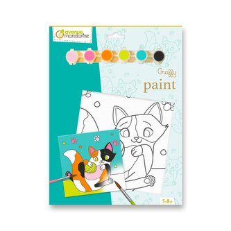 Kreativní sada Avenue Mandarine Graffy Paint - kočka