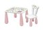 MALTEX SET LUNA TOWN Stolik dla dzieci + krzesełko biały/różowy