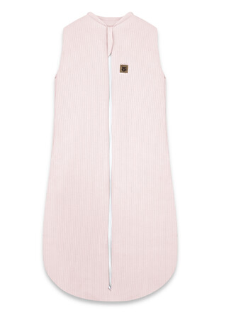 KIECZMERSKI Śpiworek do spania całoroczny MIMINU SOFT TEDDY 2,5 TOG pudrowy róż 62/76cm 3-12m