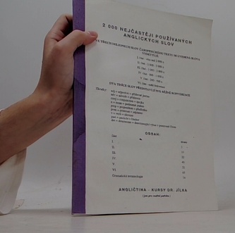 2 000 nejčastěji používaných anglických slov 2 000 nejčastěji používaných anglických slov