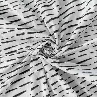 Bavlněné napínací prostěradlo 200x200cm čárky šedé