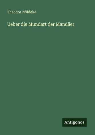 Ueber die Mundart der Mandäer