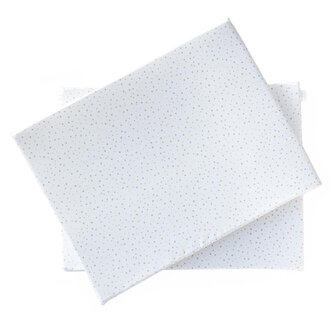 Set mantinelov SOFTELLO MAXI - biela bodka