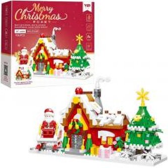 Klocki chatka mikołaja święta 926el