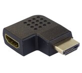 PremiumCord HDMI adaptér  19pin Female - 19pin Male do úhlu 90° levá