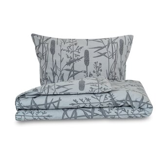 Klasické ložní flanelové povlečení 140x200, 70x90cm RÁKOS šedý