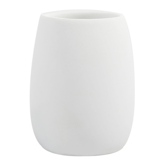 Spirella kelímek na kartáčky SVEN, bílý, polyresin