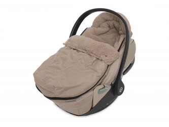 Fusak do autosedačky Embossed Milky Coffee