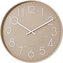SEGNALE Nástěnné hodiny 50 cm barva taupe KO-837362520