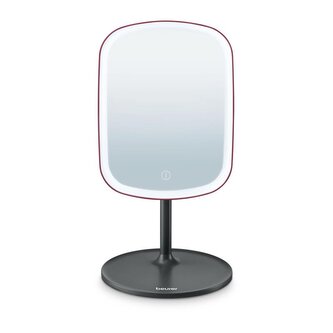 Kosmetické zrcátko BEURER BS47_BF_red, stolní s LED osvětlením