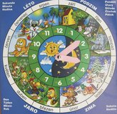 Školní hodiny barevné