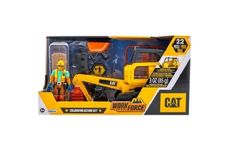 CAT koparka z figurką i akcesoriami 83456 /2 CAT koparka z figurką i akcesoriami 83456 /2