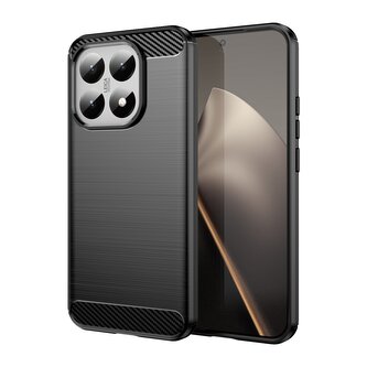 Pouzdro Carbon Xiaomi 15T 5G - černé