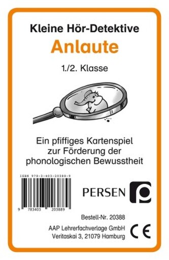 Kleine Hör-Detektive: Anlaute (Kartenspiel) Kleine Hör-Detektive: Anlaute (Kartenspiel)