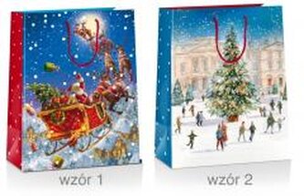 Torba prezentowa Boże Narodzenie 33x10x45cm MIX
