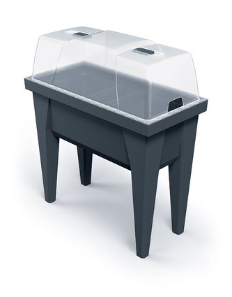 Sadbovač s polykarbonát. víkem BLOOMAXA 79 cm - barva: antracit