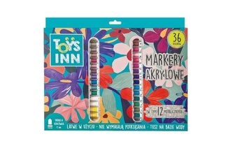 Markery akrylowe 36szt Markery akrylowe 36szt