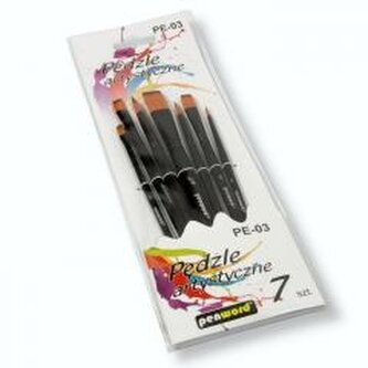 Pędzle artystyczne 7szt