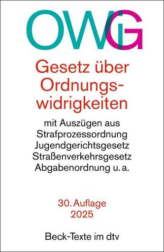 Gesetz über Ordnungswidrigkeiten. OWiG