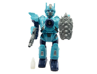 Robot MECHA s efekty páry modrý 32 cm Robot MECHA s efekty páry modrý 32 cm