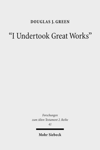 \"I Undertook Great Works\"